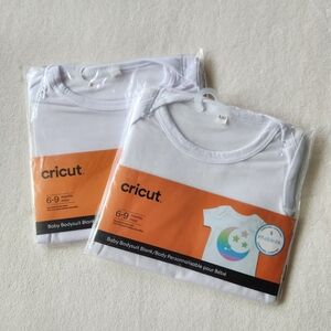 Cricut White Baby Bodysuit Set